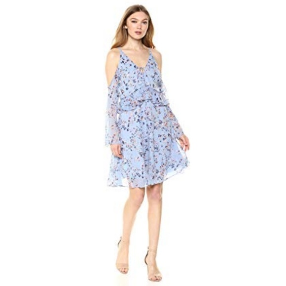 Sam Edelman Dresses & Skirts - Sam Edelman Cold Shoulder Floral Dress, 6